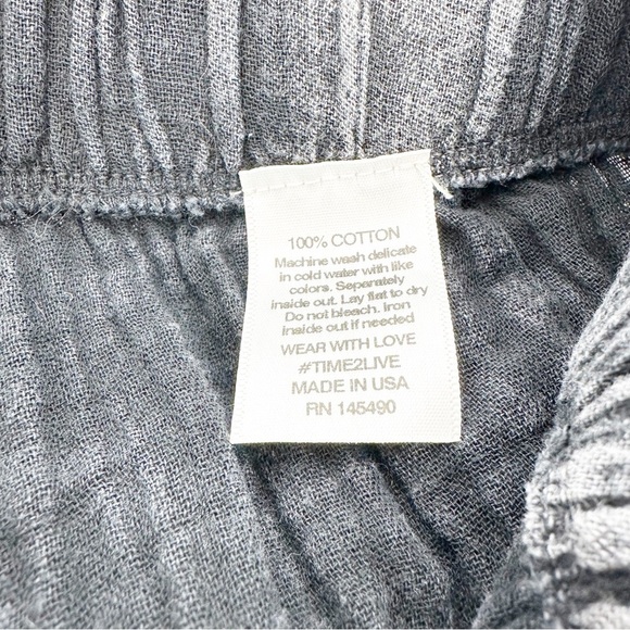 ELECTRIC & ROSE Lauren Gauze Pant in Acid Onyx - Picture 6 of 6